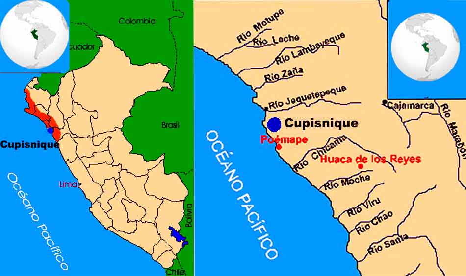 cultura cupisnique ubicacion